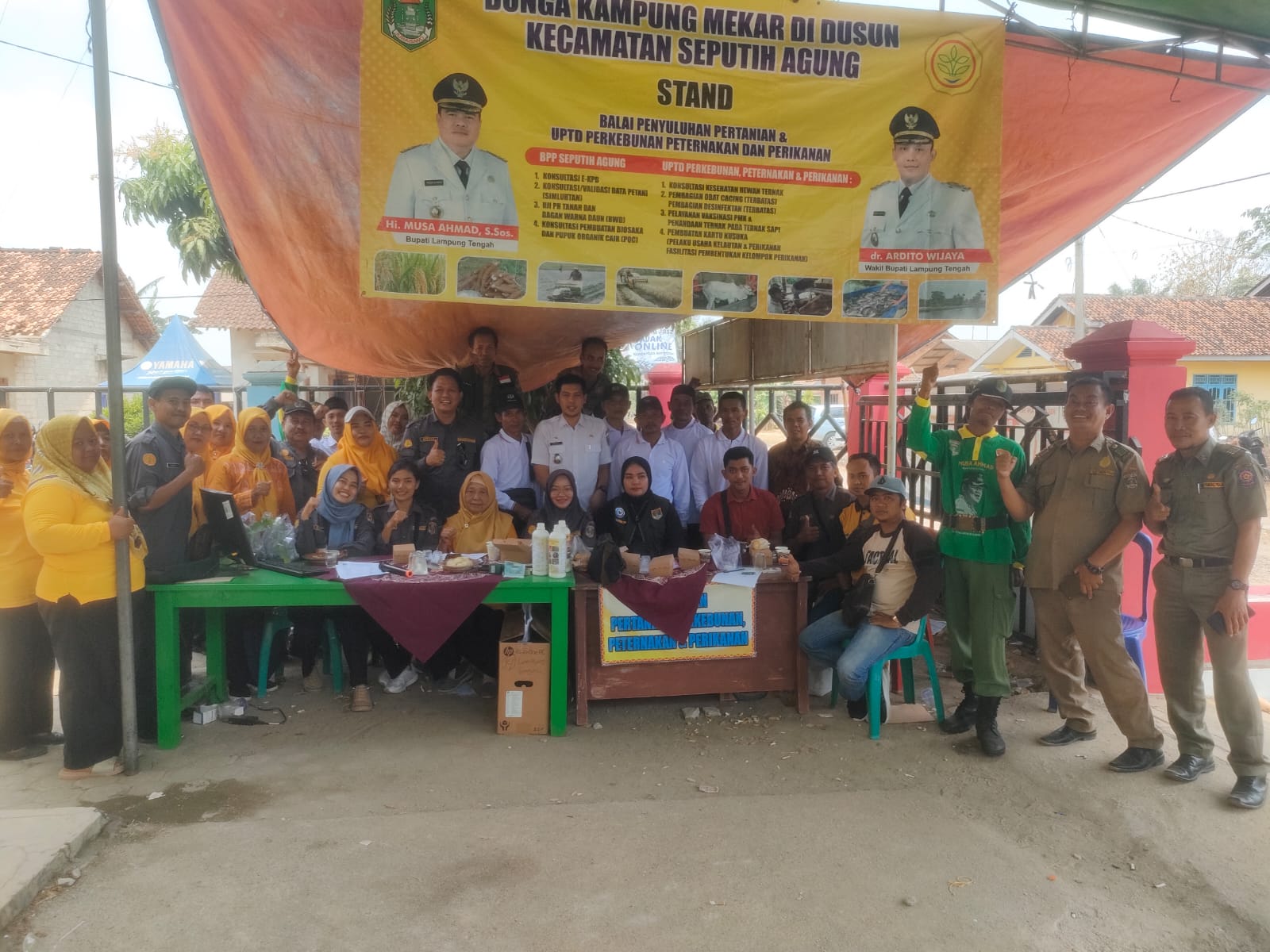 Bunga Kampung Mekar di Dusun (BKMD) di Kampung Bumi Mas (Kamis, 05 Oktober 2023)